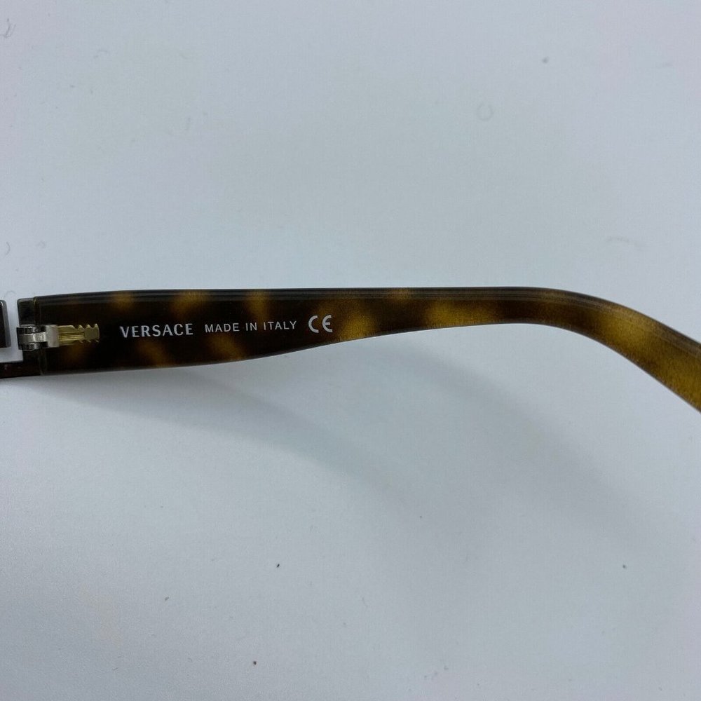 Versace Rimless Sunglasses Vintage Tortoiseshell Diamante MOD 2017-B 1001/13 y2k - Picture 13 of 16